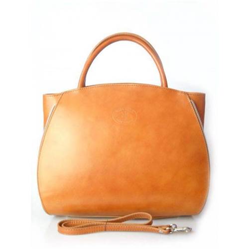 Handbags Vera Pelle A4 Camel