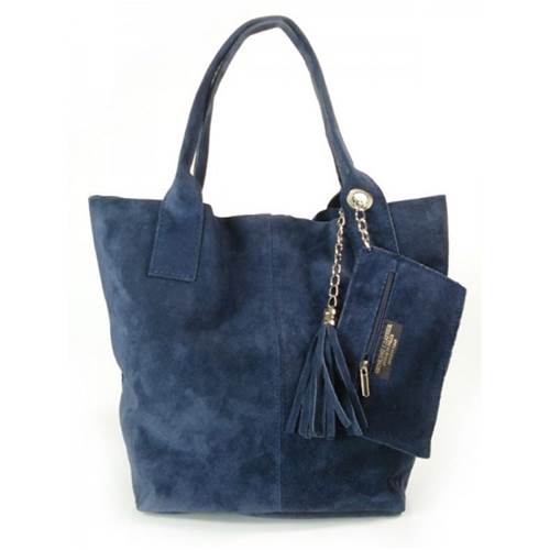 Handbags Vera Pelle Zamsz XL A4 Shopper Bag