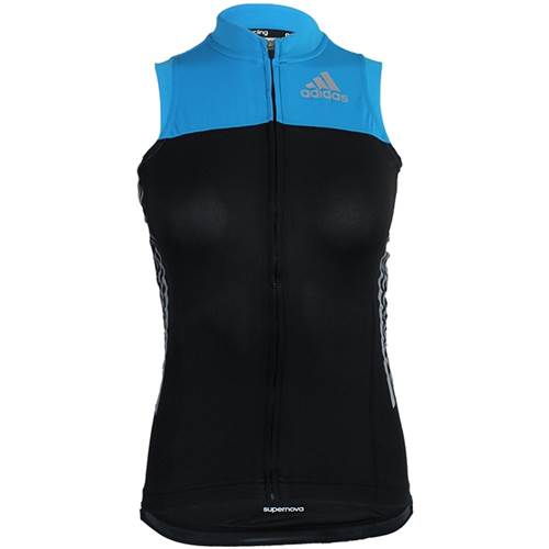 Adidas Supernova Sleeveless Cycling Jersey W Blue,Black