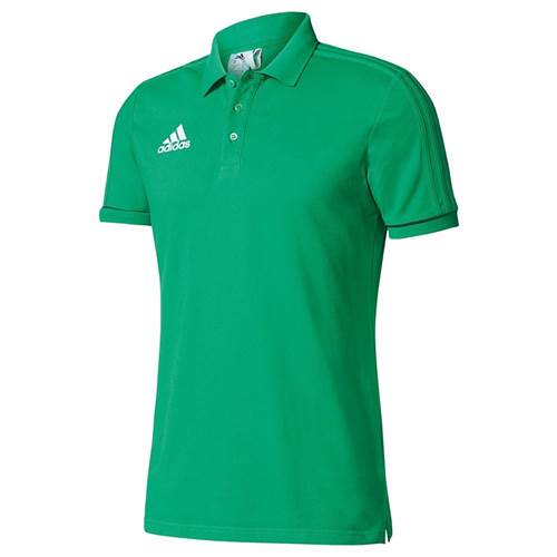 Adidas TIRO17 Cotton Polo Green