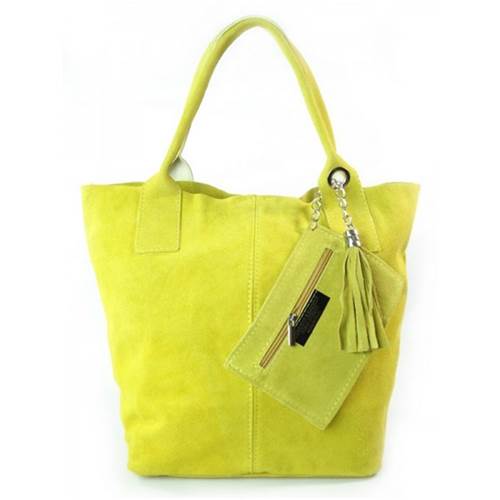 Handbags Vera Pelle Zamsz XL A4 Shopper Bag