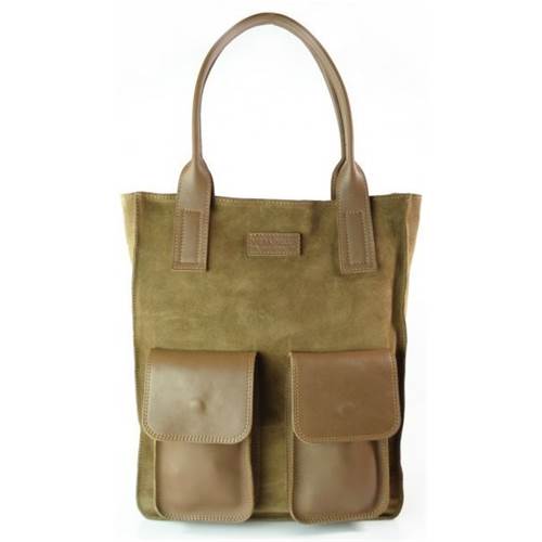 Handbags Vera Pelle Camel Xxl A4