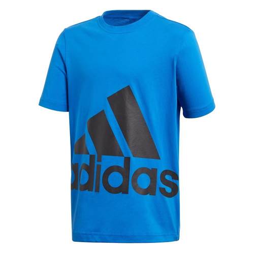 Adidas YB Big Logo Tee Blue
