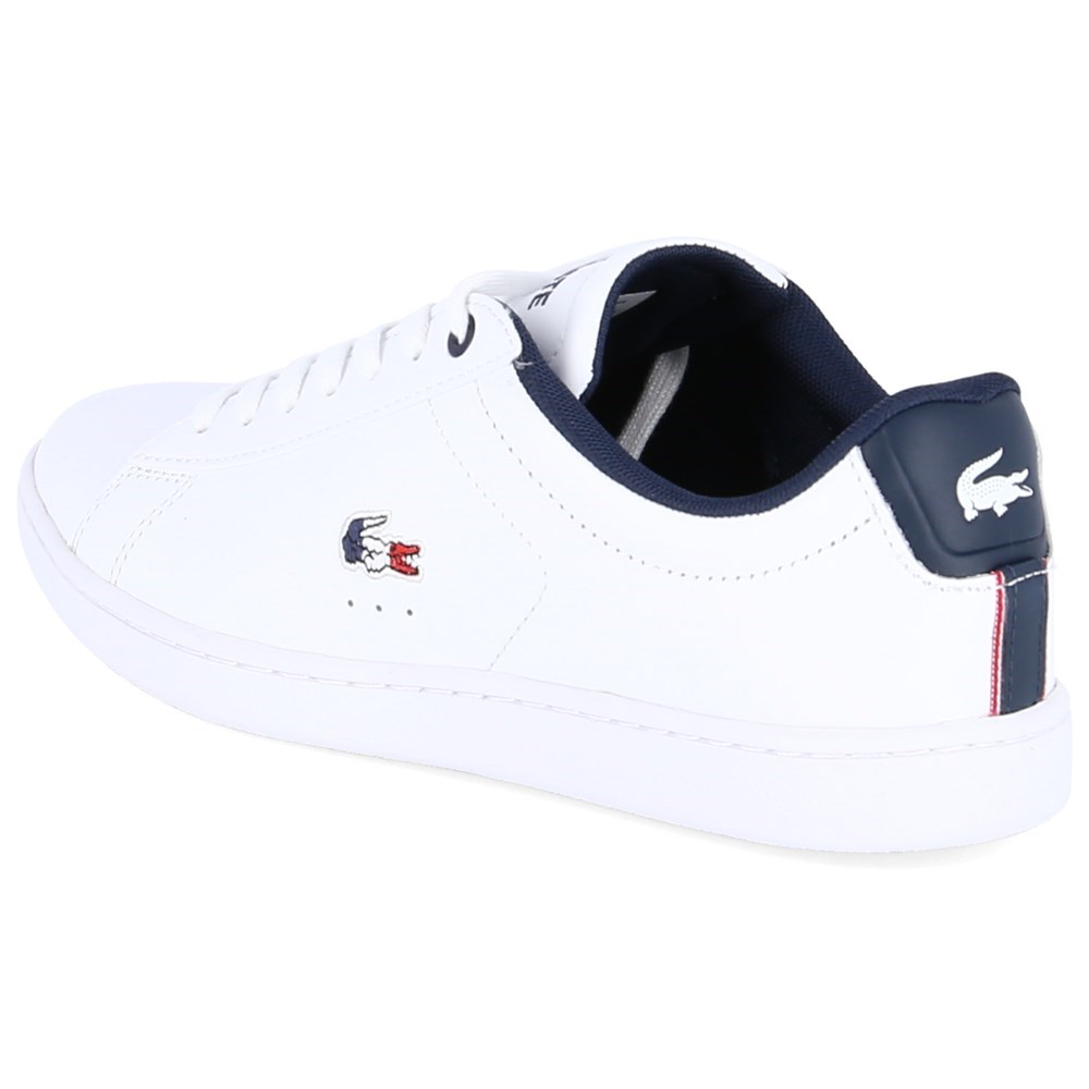 160 Lacoste Carnaby EVO 119 7 White/Navy/Red comfy Men sneakers 