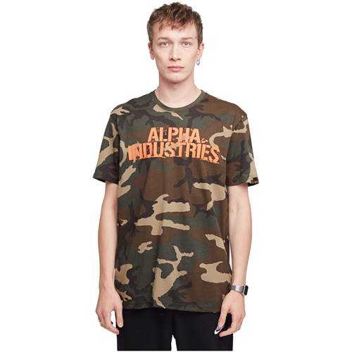 T-Shirt Alpha Industries Blurred