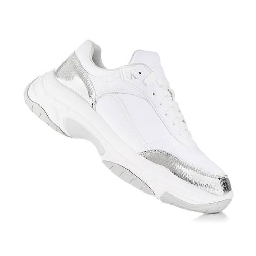 Calvin Klein Jeans Chunky Sole Laceup White