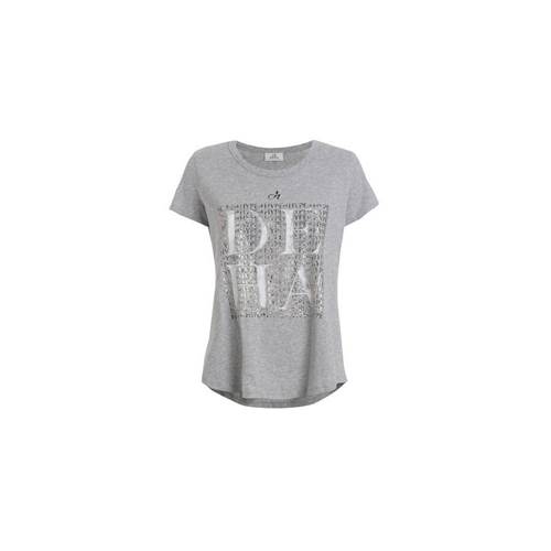 T-Shirt Deha Koszulka Damska D43143 Grey