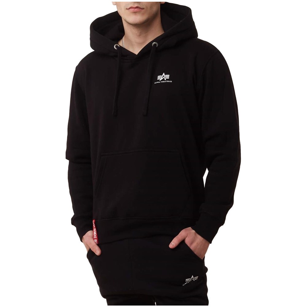 Sweatshirts Alpha Industries • Small Basic shop Hoody Logo