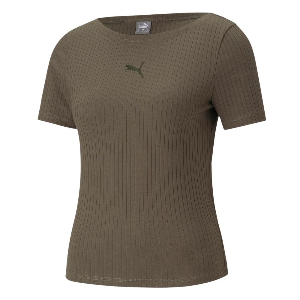 T-Shirt Puma Her Ribbed Slim Tee () • price 44 EUR • (53191744, )