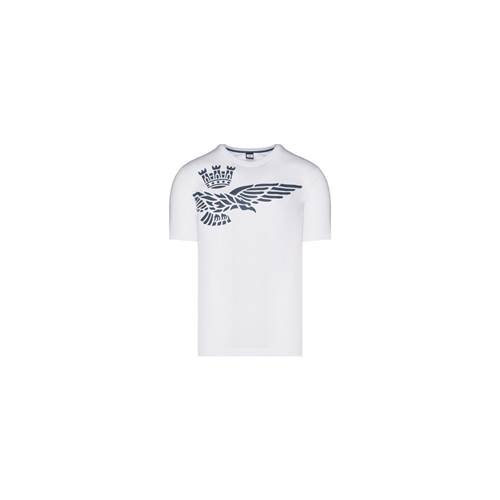 T-Shirt Aeronautica Militare Tshirt Męski Biały