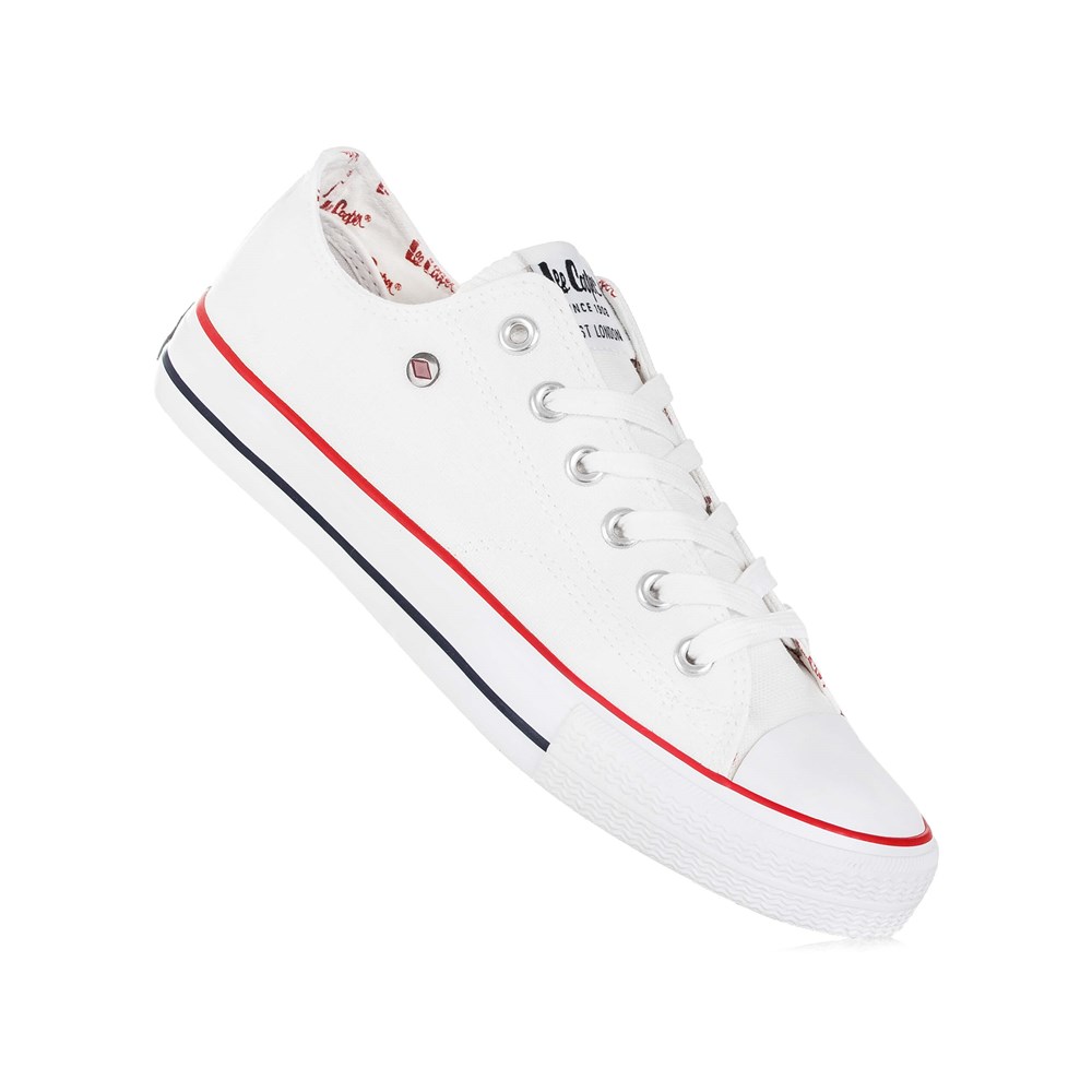 Lee Cooper white high cut shoes | Shopee Philippines