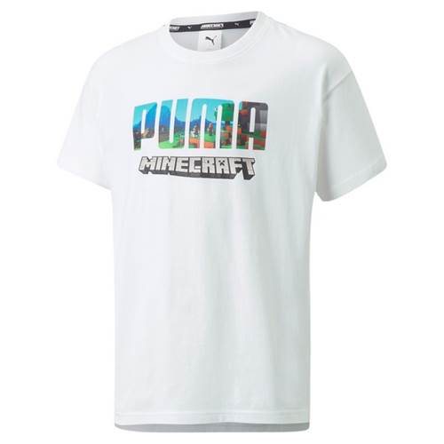 Puma X Minecraft Relaxed Tee White