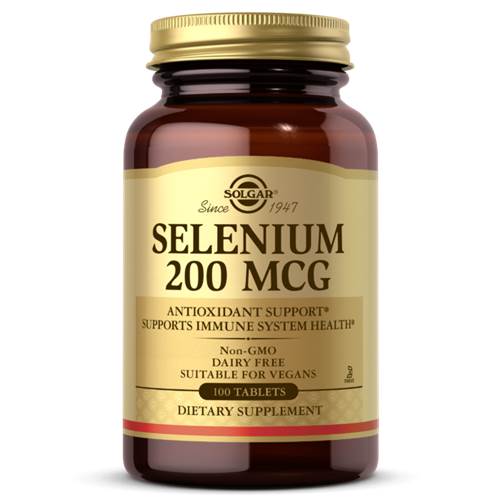 Dietary supplements Solgar Selenium 200 Mcg