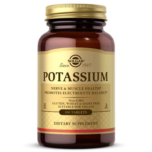 Dietary supplements Solgar Potassium 99 MG