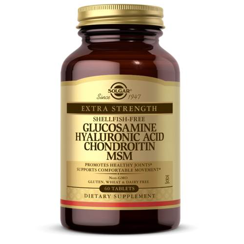 Dietary supplements Solgar Glucosamine Hyaluronic Acid Chondroitin I Msm
