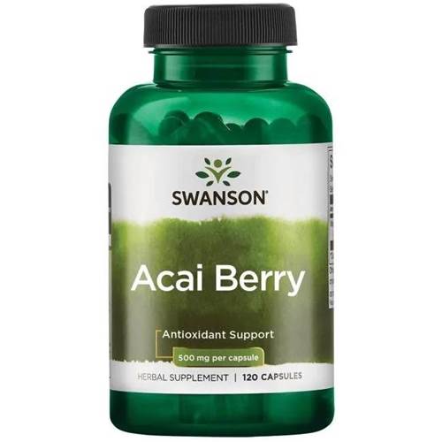 Dietary supplements Swanson Acai Berry 500 MG 120 Caps