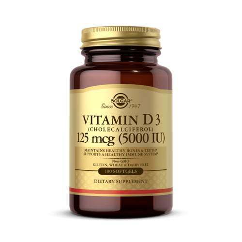Dietary supplements Solgar Vitamin D3 5000 IU