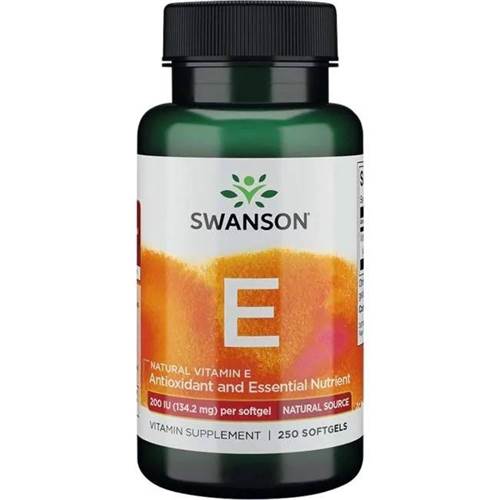 Dietary supplements Swanson Vitamin E Natural 200IU