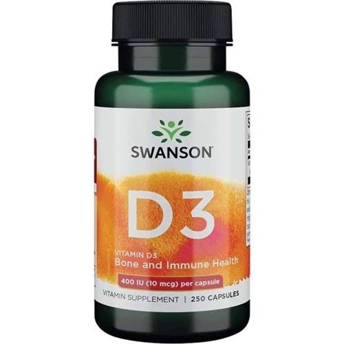 Dietary supplements Swanson Vitamin D3 400IU