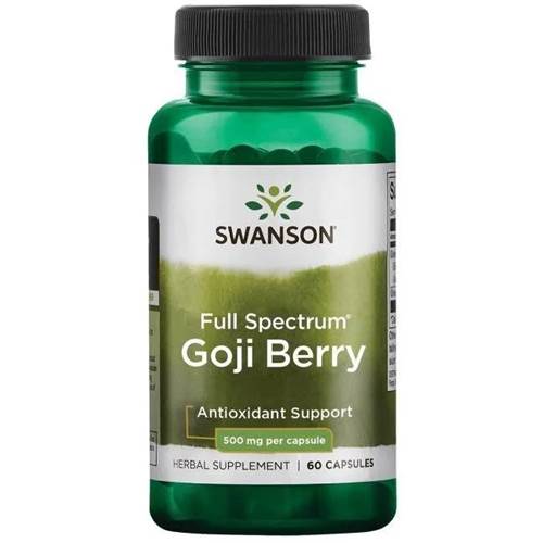 Dietary supplements Swanson Full Spectrum Goji 500 MG