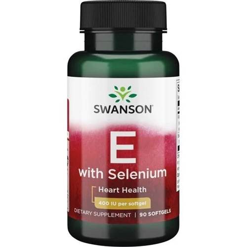 Dietary supplements Swanson Witamine E Amp Selen 90