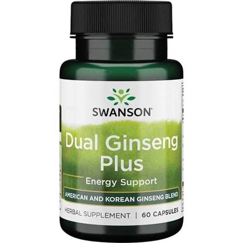 Dietary supplements Swanson Dual Ginseng Plus
