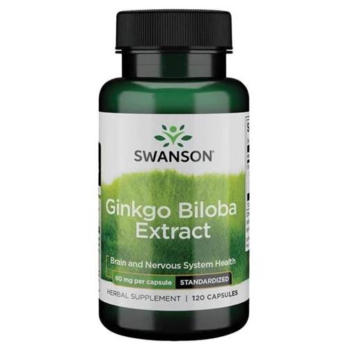 Dietary supplements Swanson Ginkgo Biloba Extract 60 MG