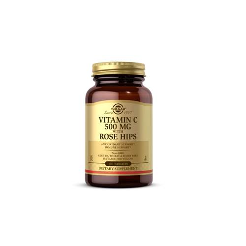 Dietary supplements Solgar Vitamin C 500 MG With Rose Hips