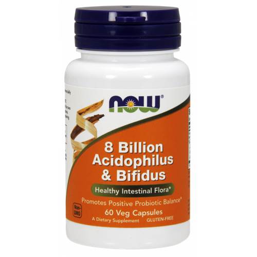 Dietary supplements NOW Foods 8 Billion Acidophilus Amp Bifidus