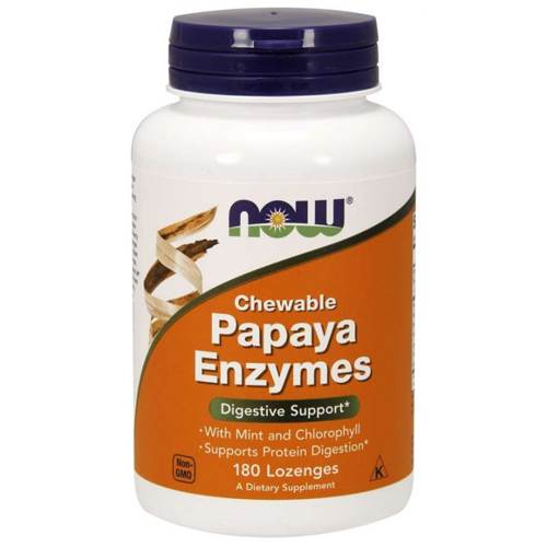 Dietary supplements NOW Foods Papaya Enzymes
