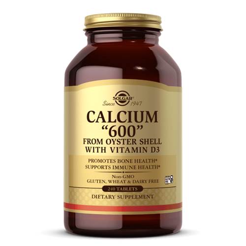 Dietary supplements Solgar Calcium 600 From Oyster Shell With Vitamin D3