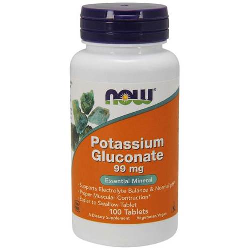 Dietary supplements NOW Foods Potassium Gluconate