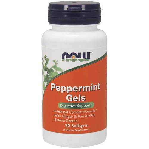 Dietary supplements NOW Foods Peppermint Gels