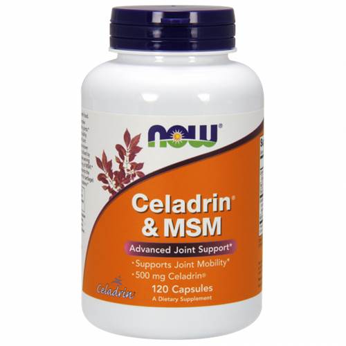 Dietary supplements NOW Foods Celadrin 500 MG I Msm 100 MG