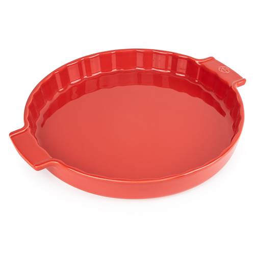 Bakeware Peugeot Appolia 30 CM Czerwona Forma DO Pieczenia Tarty Ceramiczna