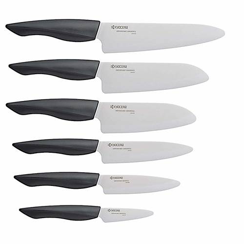 Knives Kyocera Shin White Fresca 75 CM Biały Nóż DO Warzyw I Owoców Ceramiczny
