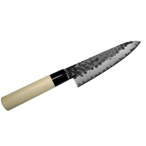 Knives Tojiro Zen Hammered 18 CM Beżowy Nóż Szefa Kuchni ZE Stali Nierdzewnej
