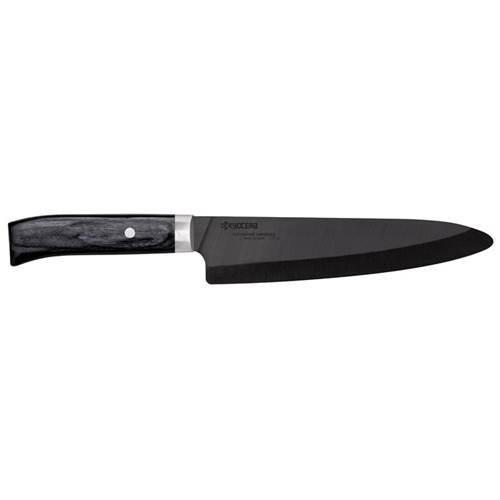 Knives Kyocera Japan Chief 18 CM Czarny Nóż Szefa Kuchni Ceramiczny