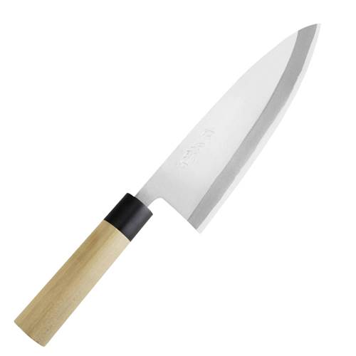 Knives Tojiro Shirogami 21 CM Nóż Deba ZE Stali Węglowej