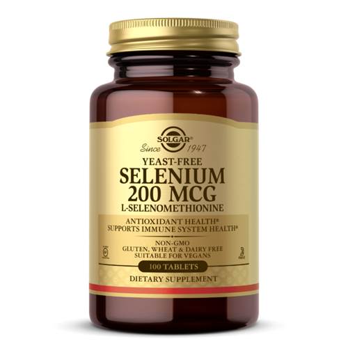 Dietary supplements Solgar Selenium Yeast Free 200 Mcg