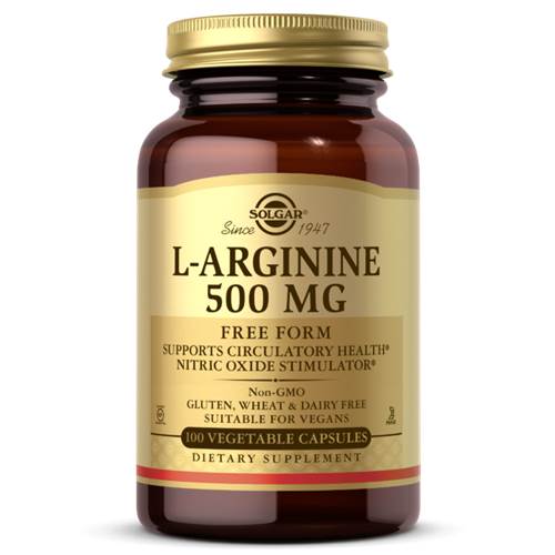 Dietary supplements Solgar Larginine Free Form 500 MG