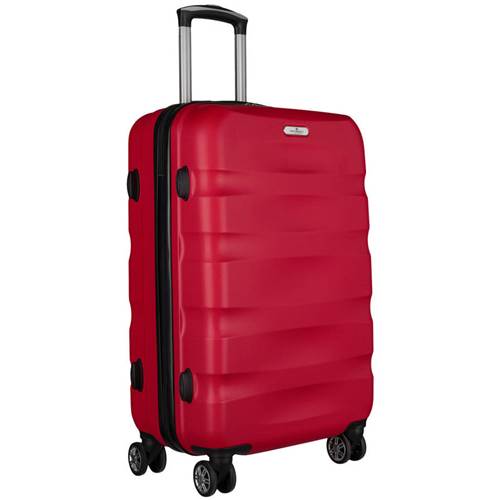 Suitcase Peterson Walizka Podróżna Ptn 5806-w-m Czerwona M