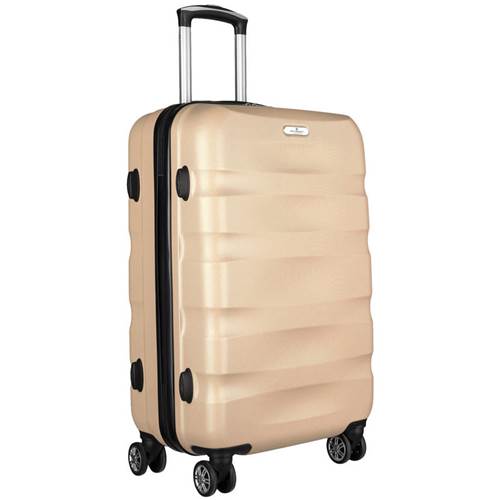 Suitcase Peterson Walizka Podróżna Ptn 5806-w-m Złota M