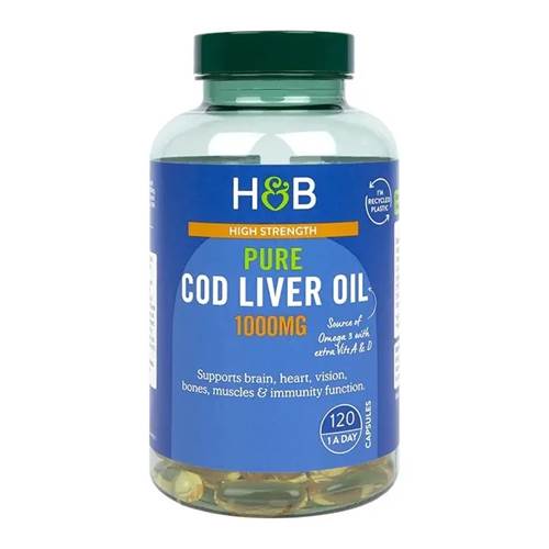 Dietary supplements Holland & Barrett Pure Cod Liver Oil